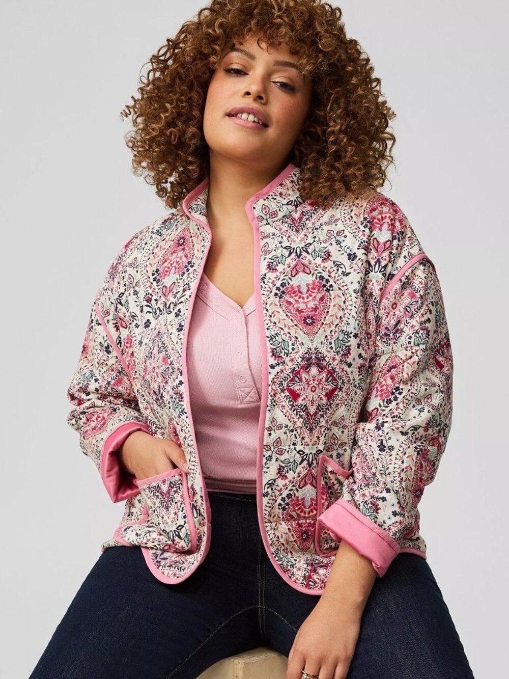 Torrid Boho Cottagecore Quilted Jacket - Picture 7 of 7